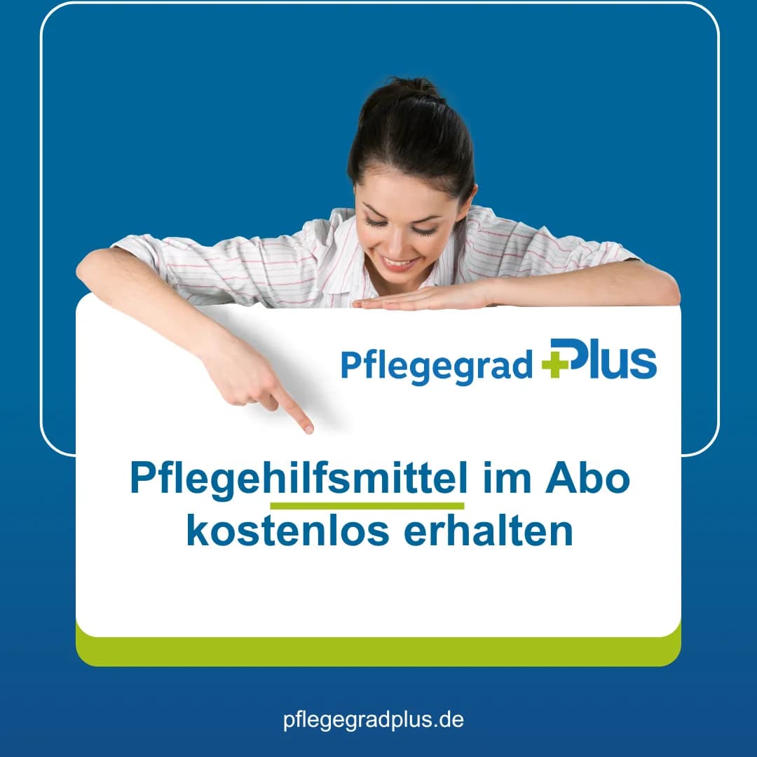 Pflegebedürftiger erhält automatisch monatlich eine Pflegebox mit Handschuhen, Masken und Desinfektion – kostenloses Pflegehilfsmittel-Abo bei Pflegegrad 1