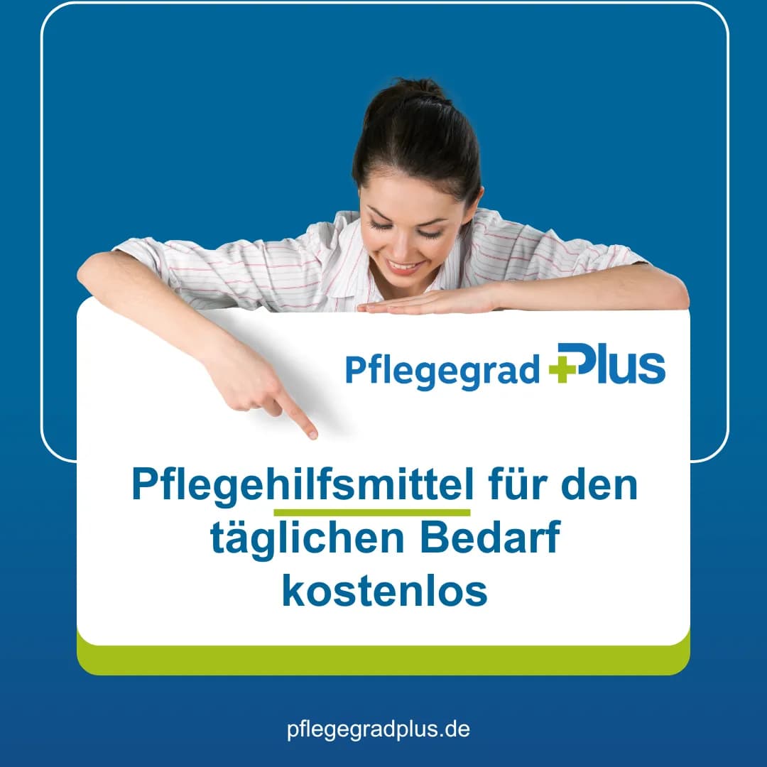 Pflegebedürftige Person verwendet täglich bereitgestellte Pflegehilfsmittel – Box mit Handschuhen, Masken und Desinfektion im häuslichen Umfeld